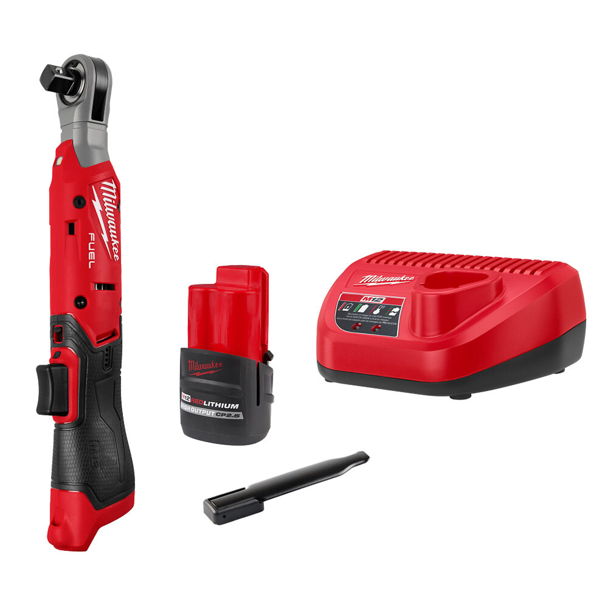 Milwaukee M12 FUEL 1/2in. Ratchet Kit, Model# 3054-21